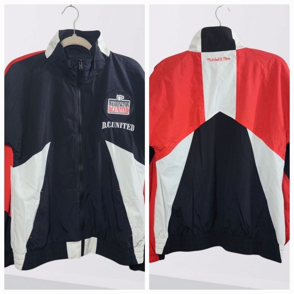 New Mitchell & Ness Windbreaker D.C. United Jacket - Picture 2 of 7